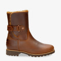 Felia Igloo Trav botas de piel con forro interior de pelo natural. cuero