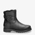 Javea botas de piel con forro interior de pelo. negro