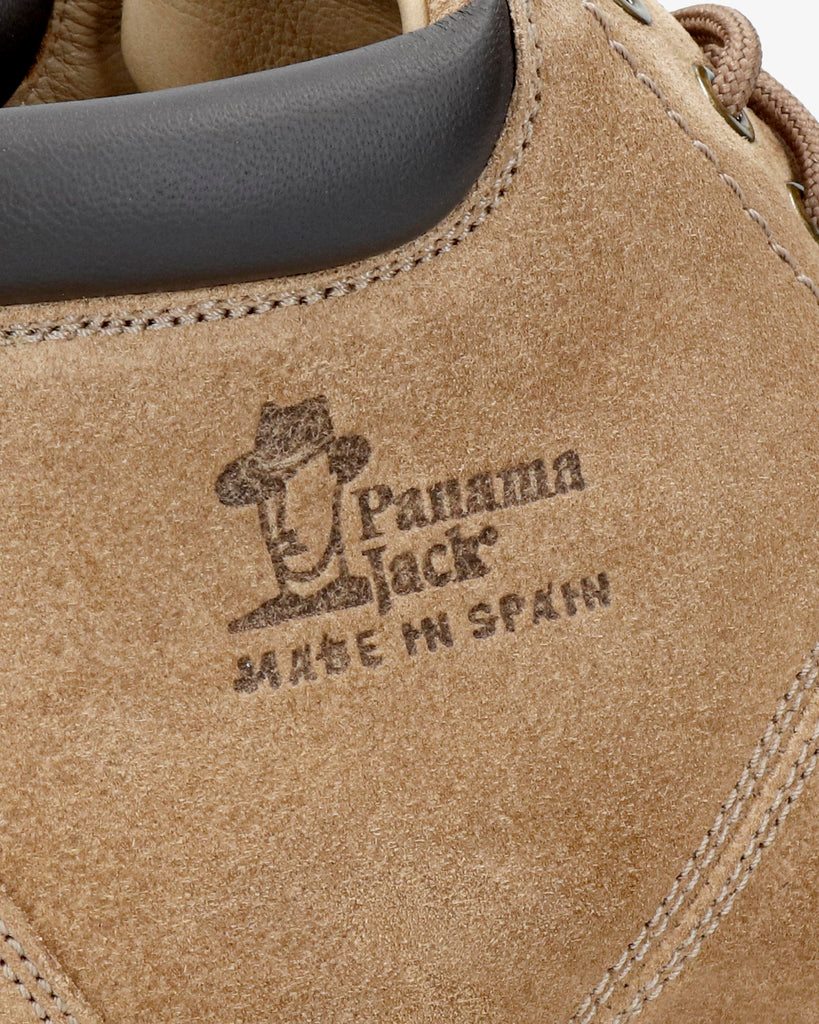 Fargo botín de piel con forro interior de piel. taupe