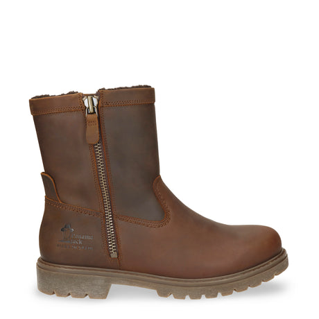 Faruk botas de piel con forro interior de pelo. cuero