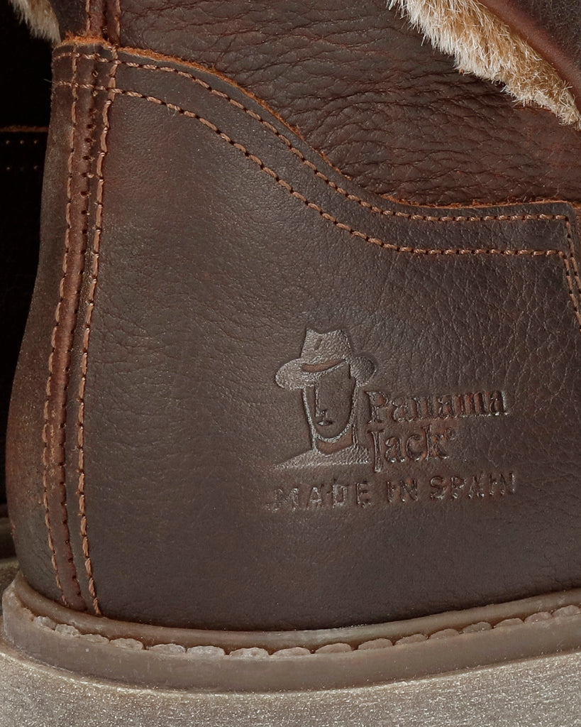 Felia botas de piel con forro interior de pelo. castaño