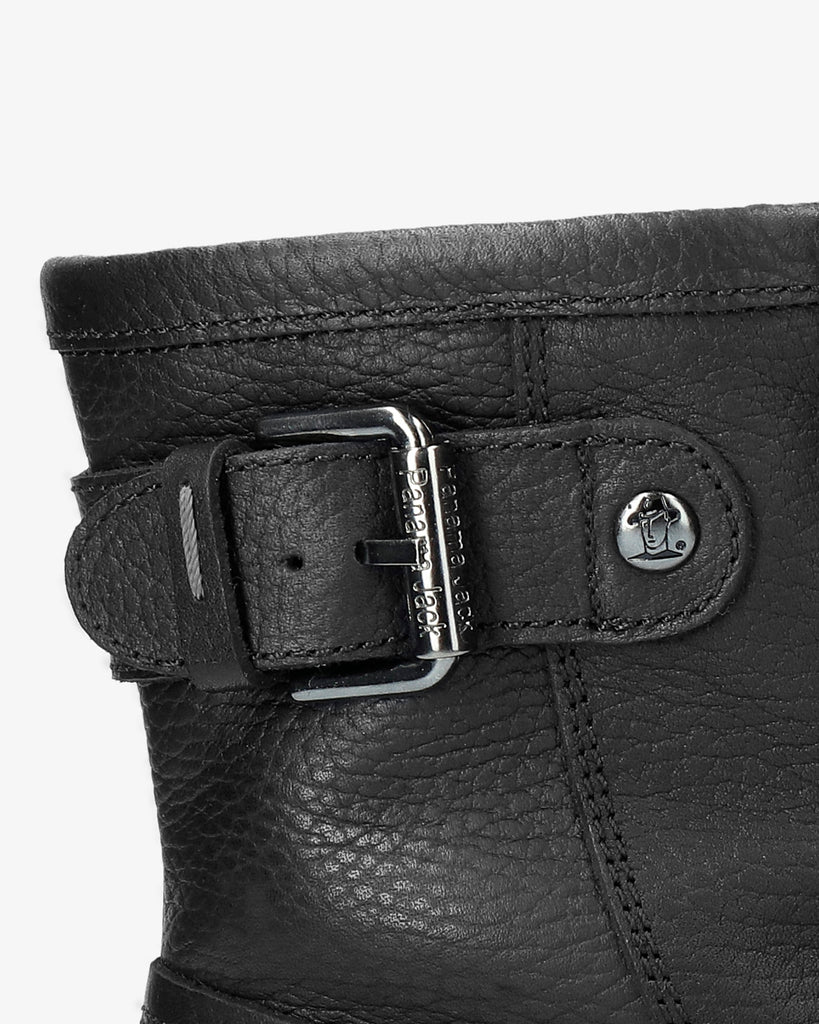 Felina Igloo botas de piel con forro interior de pelo natural. negro