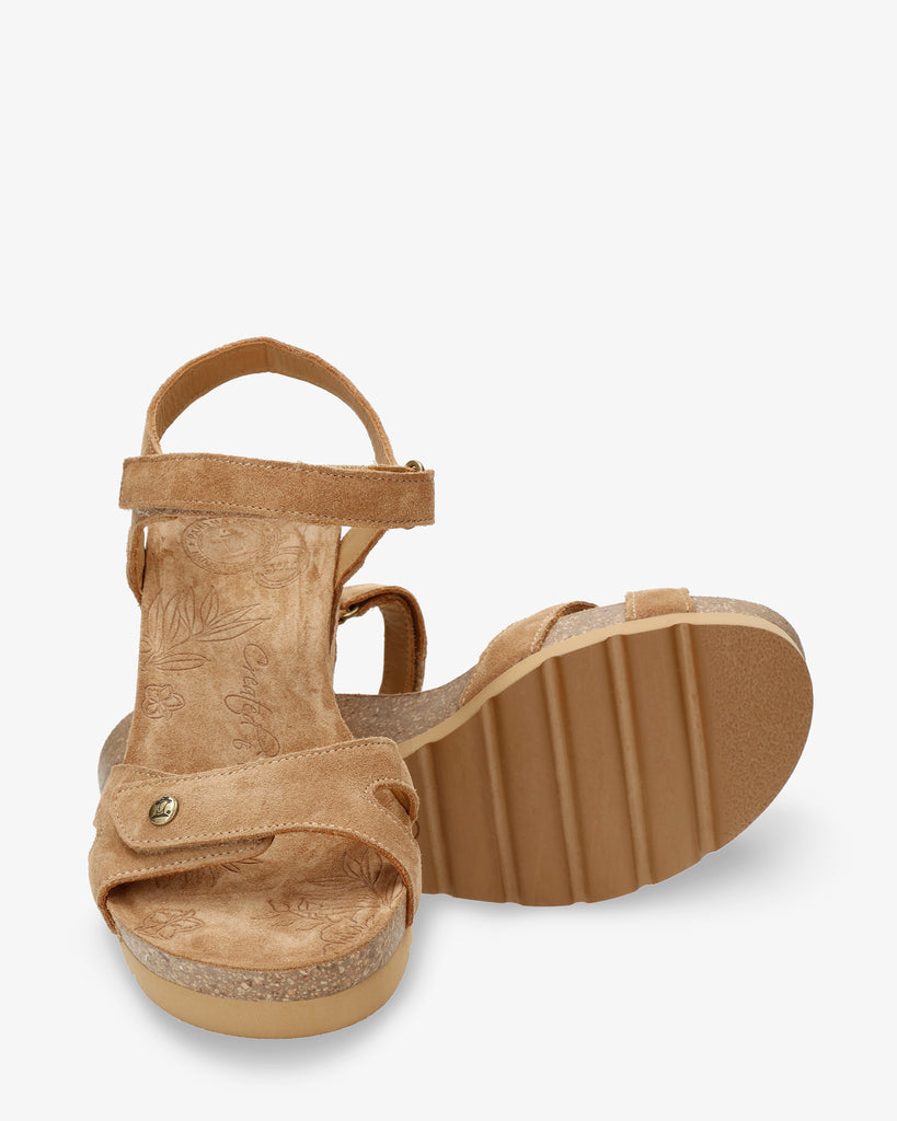 Julia sandalias de piel con forro interior de piel. cuero