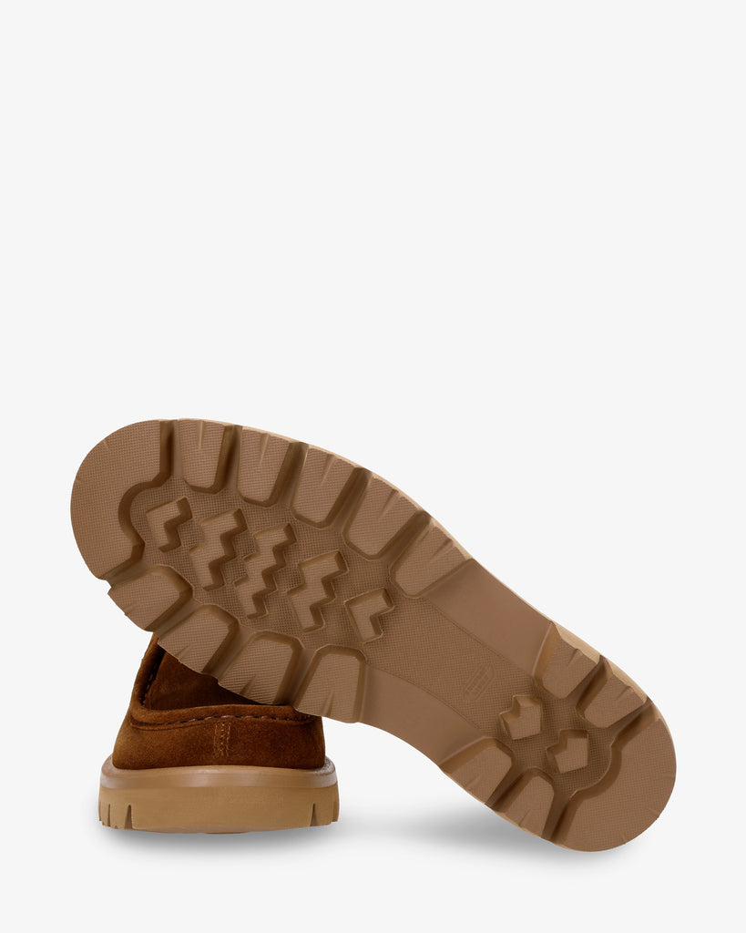 Lucca botín de piel con forro interior de piel. cuero