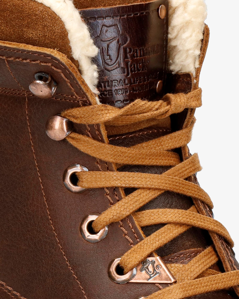 P03 Aviator botas de piel con forro interior de algodón. cuero