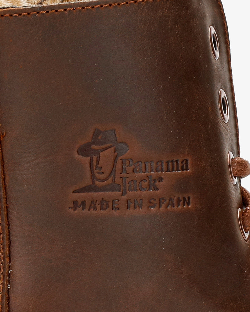 Padma botas de piel con forro interior de pelo. cuero