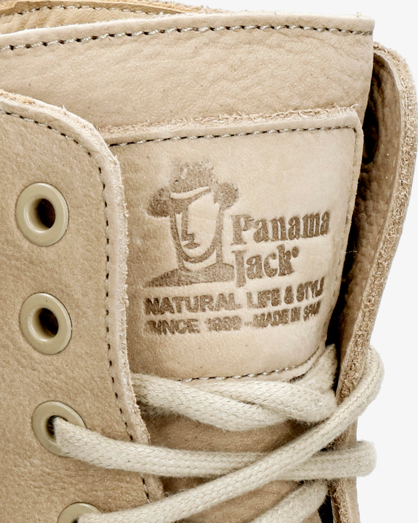 Padma botas de piel con forro interior de piel. crudo