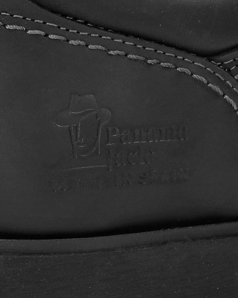 Panama 02 zapatos de piel con forro interior de piel. negro