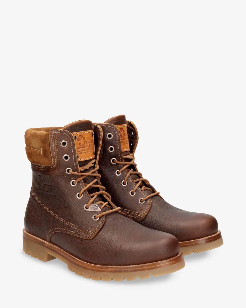 Panama 03 botas de piel con forro interior de piel. cuero