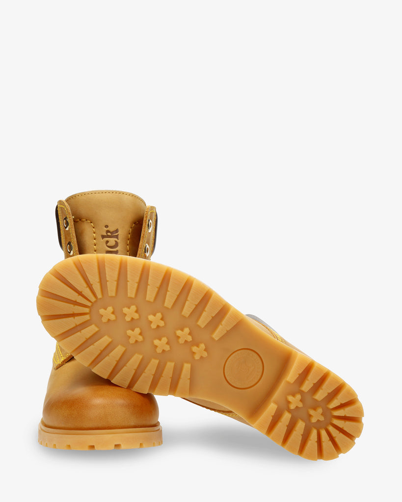 Panama 03 Igloo botas de piel con forro interior de pelo natural. vintage