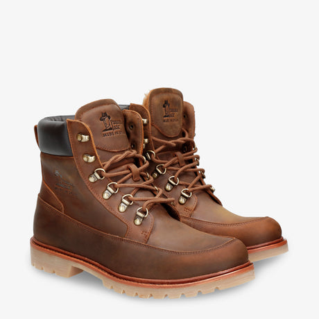 Polop Igloo botas de piel con forro interior de pelo natural. cuero