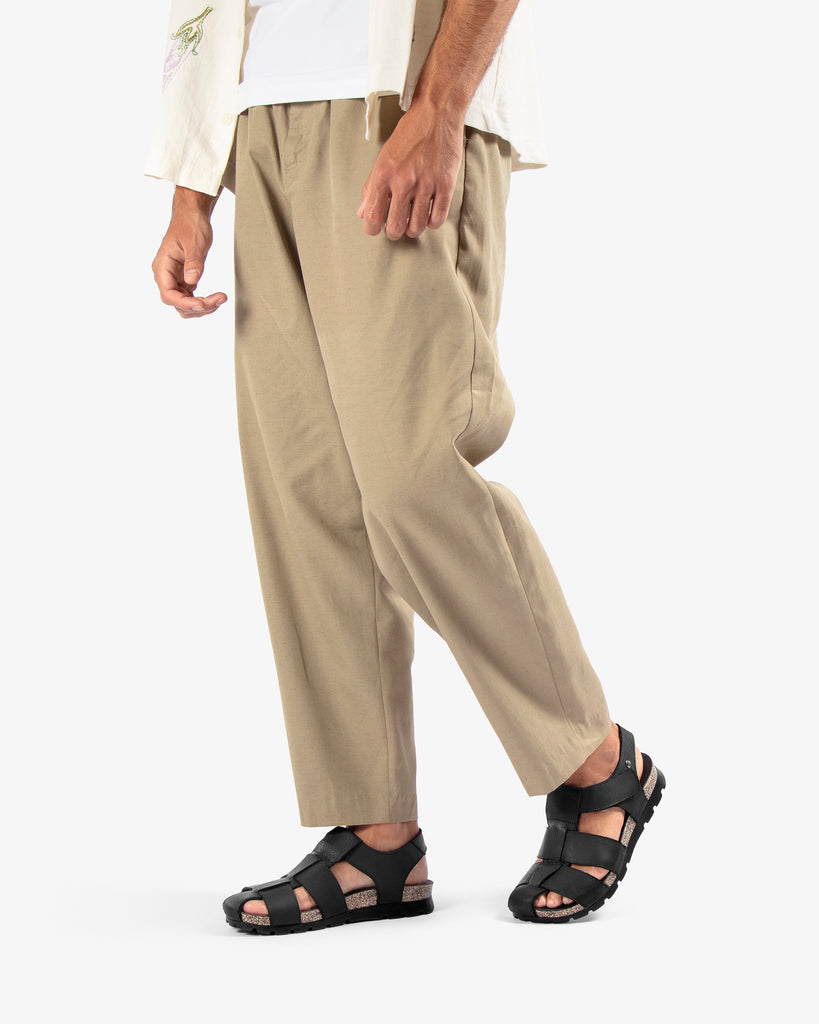 Stanley sandalias de piel con forro interior de piel. negro