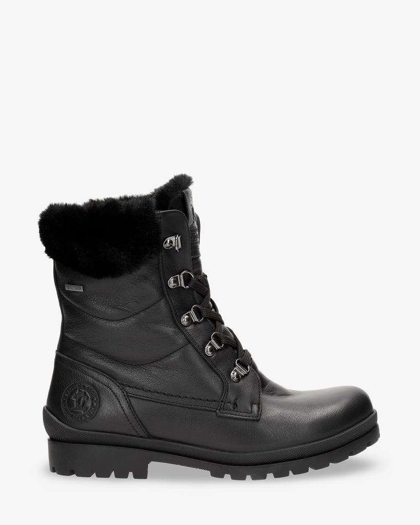 Tuscani Gtx botas de piel con forro interior de gore-tex®. negro