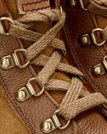 Vitola 1,25 cordones 125cm t70 taupe para botines y botas de 6 ojales taupe
