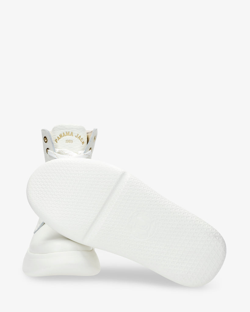 Yuca botas de piel con forro interior de piel. blanco