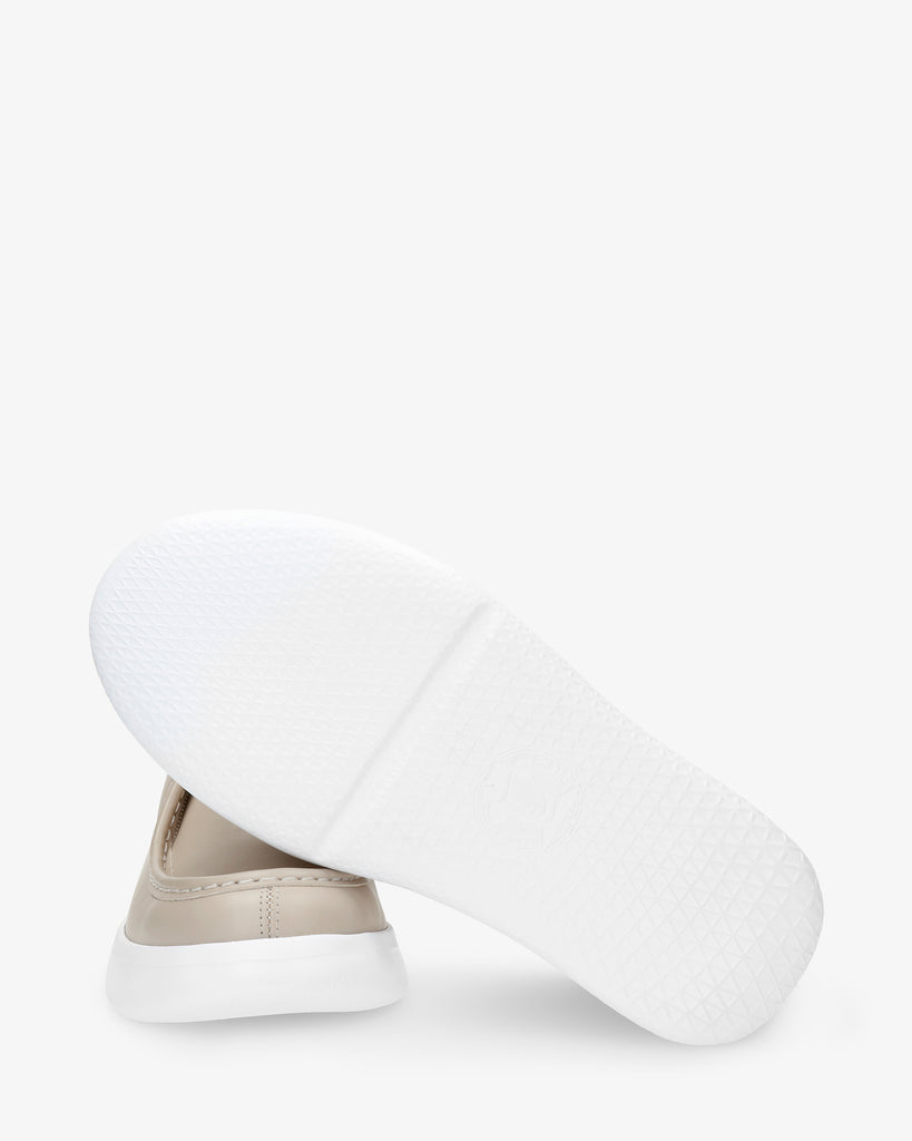 Yulen botines de piel con forro interior de piel. taupe